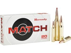 Hornady Match 6.5 Creedmoor Ammo 147 Grain Hornady ELD Match Polymer Tip Box of 500