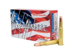 Hornady American Whitetail 30-30 Winchester Ammo 150 Grain Hornady Interlock Jacketed Soft Point Box of 100000