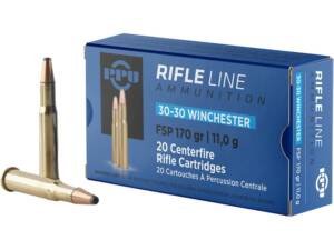 PPU 30-30 Winchester Ammo 170 Grain Jacketed Soft Point Box of 500