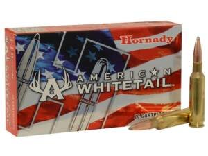 Hornady American Whitetail 6.5 Creedmoor Ammo 129 Grain Hornady Interlock Jacketed Soft Point Box of 500