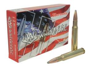 Hornady American Whitetail 30-06 Springfield Ammo 180 Grain Hornady Interlock Jacketed Soft Point Box of 1000