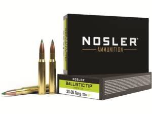 Nosler BT 30-06 Springfield Ammo 125 Grain Nosler Ballistic Tip Polymer Tip Box of 500