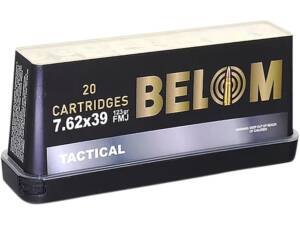 Belom Tactical 7.62x39mm Ammo 123 Grain Full Metal Jacket Box of 1000