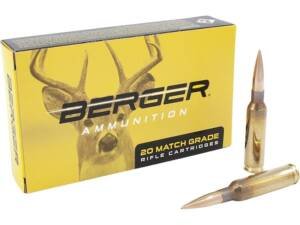 Berger Match Grade 6.5 Creedmoor Ammo 135 Grain Berger Classic Hunter Jacketed Hollow Point Box of 500