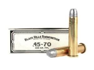 Black Hills Cowboy Action 45-70 Government Ammo 405 Grain Flat Nose Box of 300
