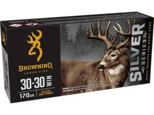 Browning Silver Series 30-30 Winchester Ammo 170 Grain Jacketed Soft Point Box of 500
