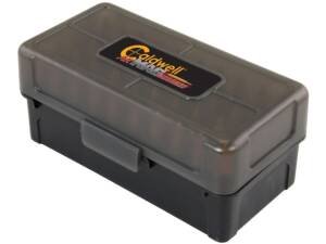 Caldwell AK Mag Charger Flip-Top Ammo Box 7.62x39mm 500-Round Plastic Black and Smoke 5 Pack