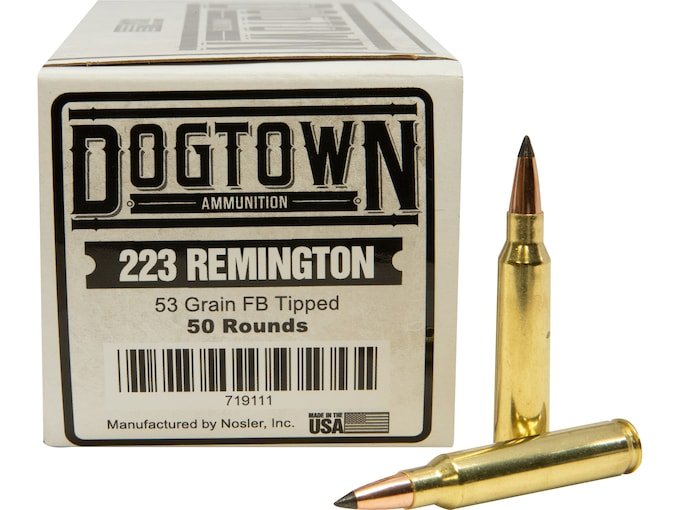 Dogtown 223 Remington Ammo 53 Grain Polymer Tip Box of 500