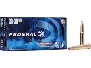 Federal Power-Shok 30-30 Winchester Ammo 150 Grain Jacketed Flat Nose Box of 500