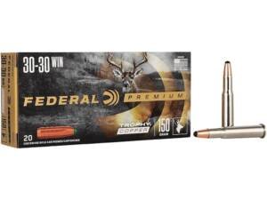 Federal Premium Trophy Copper 30-30 Winchester Ammo 150 Grain Polymer Tip Lead Free Box of 500