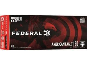 Federal Varmint and Predator 223 Remington Ammo 50 Grain Jacketed Hollow Point Box of 1000