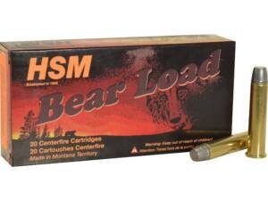 HSM Bear 45-70 Government +P Ammo 430 Grain Flat Nose Box of 500