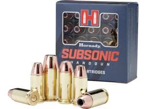Hornady Subsonic 9mm Luger Ammo 147 Grain Hornady XTP Jacketed Hollow Point Box of 500