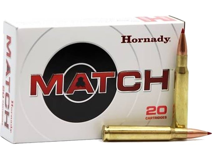 Hornady Vintage Match 30-06 Springfield Ammo 168 Grain Hornady ELD Match Polymer Tip Box of 500