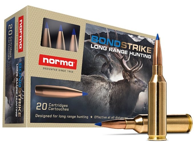 Norma BondStrike 6.5 Creedmoor Ammo 143 Grain Bonded Polymer Tip Box of 500