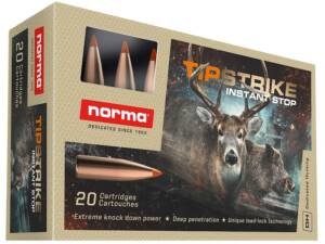 Norma TipStrike 6.5 Creedmoor Ammo 140 Grain Polymer Tip Box of 500