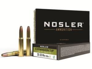 Nosler E-Tip 30-30 Winchester Ammo 150 Grain Nosler Expansion Tip (E-Tip) Polymer Tip Lead Free Box of 500