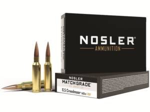 Nosler Match Grade 6.5 Creedmoor Ammo 140 Grain Nosler RDF Jacketed Hollow Point Box of 500