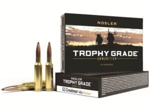 Nosler RMEF Trophy Grade 6.5 Creedmoor Ammo 140 Grain Partition Jacketed Soft Point Box of 500