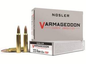 Nosler Varmageddon 223 Remington Ammo 62 Grain Nosler Varmageddon Jacketed Hollow Point Box of 500