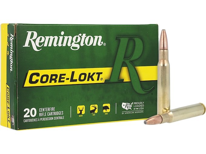 Remington Core-Lokt 30-06 Springfield Ammo 150 Grain Jacketed Soft Point Box of 500