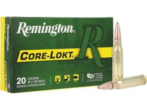 Remington Core-Lokt 308 Winchester Ammo 150 Grain Jacketed Soft Point Box of 500