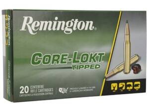 Remington Core-Lokt Tipped 30-06 Springfield Ammo 150 Grain Polymer Tip Box of 500