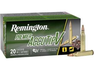 Remington Premier Varmint 223 Remington Ammo 55 Grain Remington AccuTip Polymer Tip Box of 500