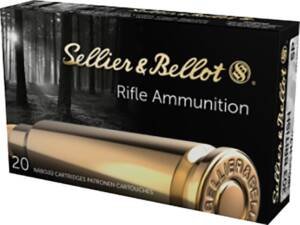 Sellier & Bellot 303 British Ammo 180 Grain Jacketed Soft Point Box of 500