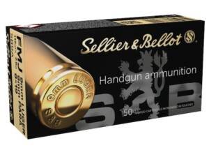 Sellier & Bellot 9mm Luger Ammo 115 Grain Full Metal Jacket Box of 1000