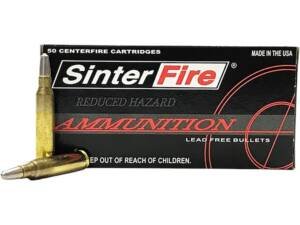 SinterFire Reduced Hazard 223 Remington Ammo 55 Grain SinterFire Frangible Round Nose Lead Free Box of 1000