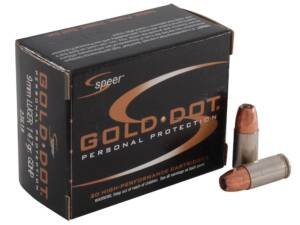Speer Gold Dot 9mm Luger Ammo 147 Grain Bonded Jacketed Hollow Point Box of 500
