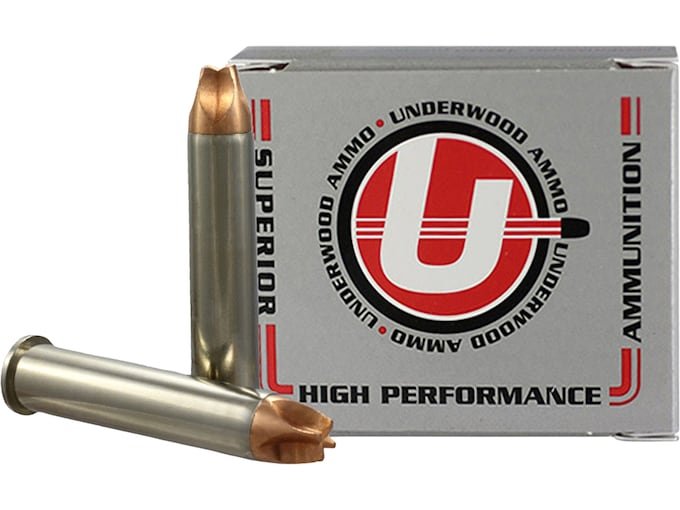 Underwood 45-70 Government +P Ammo 325 Grain Lehigh Xtreme Defense Fluted Lead Free Box of 300