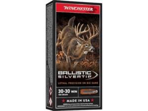 Winchester Ballistic Silvertip 30-30 Winchester Ammo 150 Grain Polymer Tip Box of 500