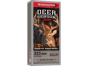 Winchester Deer Season XP 223 Remington Ammo 64 Grain Winchester Extreme Point Polymer Tip Box of 500