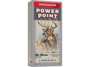 Winchester Power Point 30-30 Winchester Ammo 150 Grain Jacketed Soft Point Box of 500