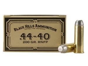 Black Hills Cowboy Action 44-40 WCF Ammo 200 Grain Flat Nose