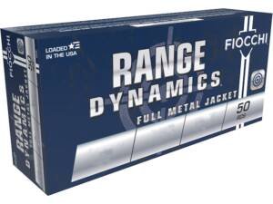 Fiocchi Range Dynamics 38 Special Ammo 130 Grain Full Metal Jacket 1000 Rounds
