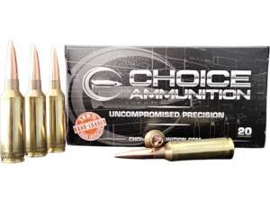 Choice Ammunition 6.8 Western Ammo 170 Grain Berger Elite Hunter Jacketed Hollow Point Box of 500