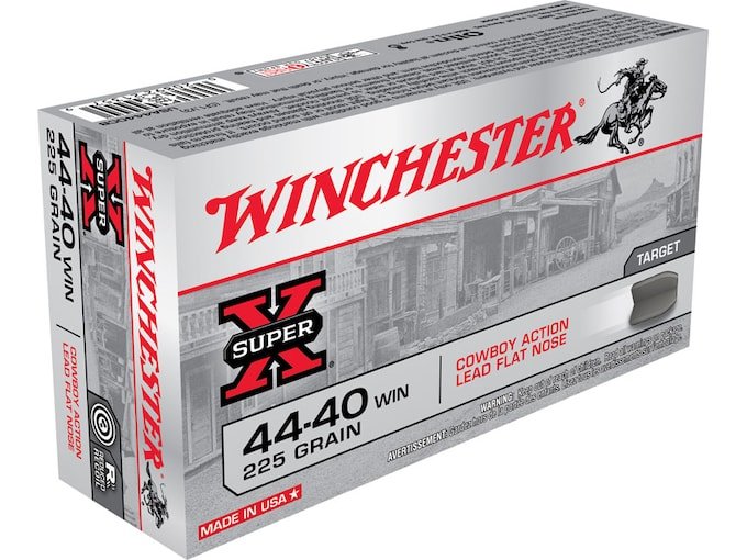 Winchester USA Cowboy 44-40 WCF Ammo 225 Grain Flat Nose
