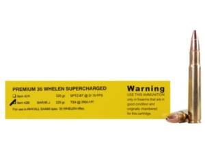 Buffalo Bore 35 Whelen Ammo 225 Grain Barnes Triple-Shock X Solid Hollow Point Lead Free Box of 300