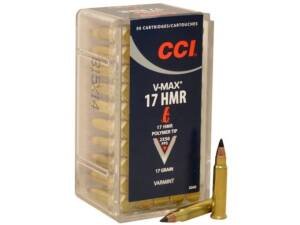 CCI 17 Hornady Magnum Rimfire (HMR) Ammo 17 Grain Polymer Tip Box of 1000