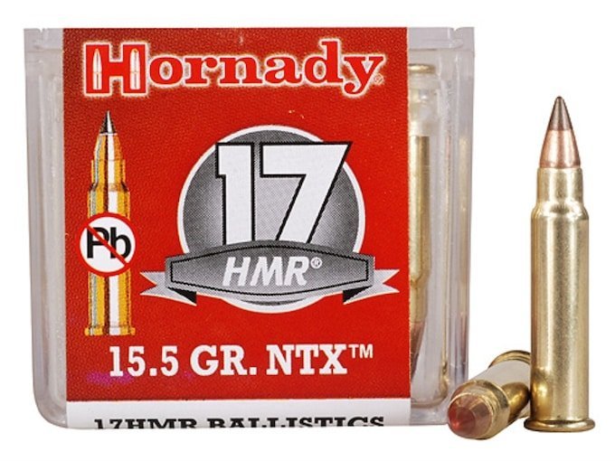Hornady Varmint Express 17 Hornady Magnum Rimfire (HMR) Ammo 15.5 Grain Hornady NTX Polymer Tip Box of 1000