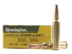 Remington Express Ammunition 300 Savage 180 Grain Soft Point Core-Lokt Box of 500