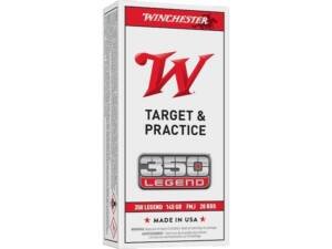 Winchester White Box USA 350 Legend Ammo 145 Grain Full Metal Jacket