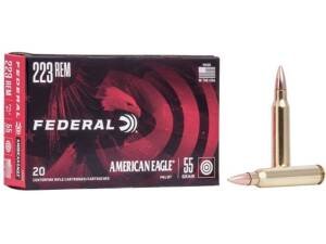 Federal American Eagle 223 Remington Ammo 55 Grain Full Metal Jacket Of 1000