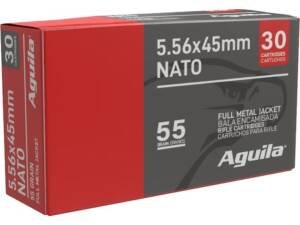 Aguila 5.56x45mm NATO Ammo 55 Grain Full Metal Jacket Battle Pack Box of 1000