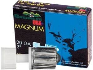 Brenneke Magnum 20 Gauge Rifled Slug 3" 1oz Box of 300 rounds