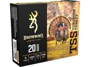 Browning TSS Turkey 20 Gauge Tungsten Ammo box of 50 rounds