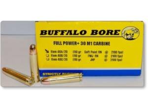 Buffalo Bore 30 Carbine Ammo 110 Grain Jacketed Soft Point Box of 500